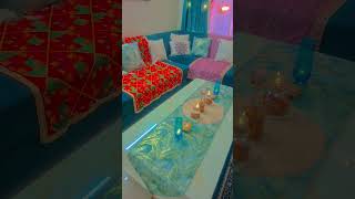 Diwali decoration सोफा &table #sofadecor #sofacover #diwalidecoration #gurugram