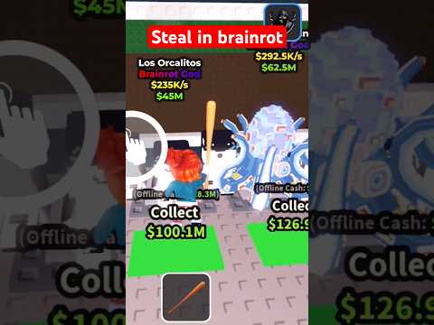 STEALING IN BRAINROT NEW SECRET #shorts #short #delta #ios26 #games #stealabrainrot #roblox