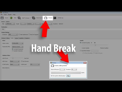 Hand Break Preview render tips