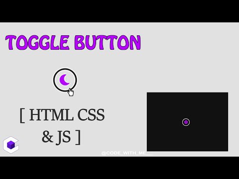 Toggle Button | CSS & Java Script | Simple Dark and Light Mode