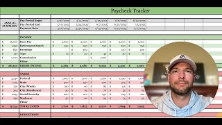 Paycheck Budget Tracker Spreadsheet - Tutorial (Google Sheets)
