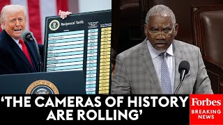 'Do Your Job!': Gregory Meeks Calls Out Republican 'Inaction' On Trump Tariffs