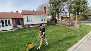 Episode 2 - Corn Gluten Application, Step 2 of our Lawn Care Season