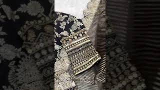 Orgenza TissueSequnce CodingWork Border,Blouse Heavy Jecard Silk Thread Work Fully Stiched RATE 2200