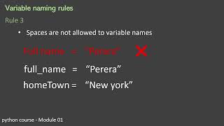 Variable naming conventions in Python