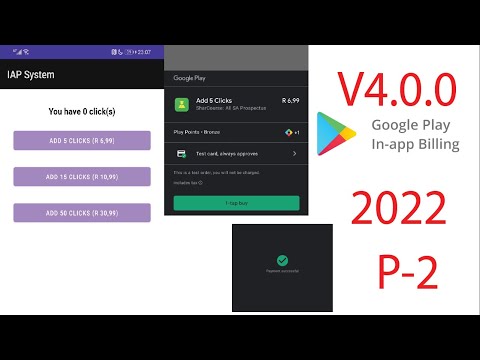 Android Google Billing Library v4 In App Purchases 2022 Part 2 - Configure Testing Device