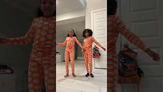 Video Part 2 will be posted Thursday 6:15 CST‼️ Kye and Ariel match pj’s  #shorts