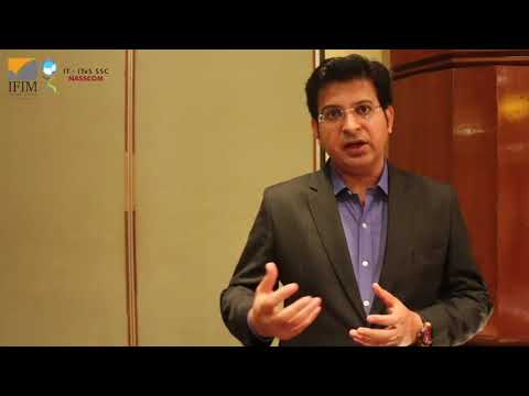 Mr  Sameer Dhanrajani speaks on NASSCOM partnership with IFIM