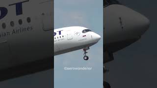 AEROFLOT A350-900 takeoff at Bangkok Airport #shorts #plane #aeroflot #a350 #takeoff #bangkok #plane