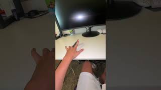 How to do a kickflip  on a fingerboard #fingerboard #kickflip #shorts