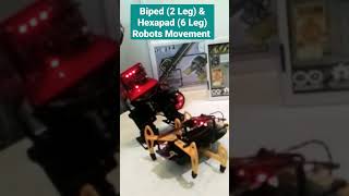 Biped & Hexapad Robots #roboticsgaurav #dance #shorts #viral #robot #automation #learning #project