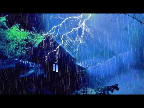 Let Thunder And Heavy Rain Wash Away Your Stress 🌧️⚡ – Sleep Like Never Before🌟