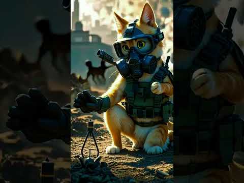 Funny Cat and Dog War: Unexpected Adventures in the Backyard! 🐈🐕😲😍 #shortsfeed #shorts #viralshorts