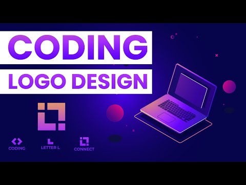 How to make a Coding or Programming Logo Design by sahinurrahman24 #programminglogo #codinglogo