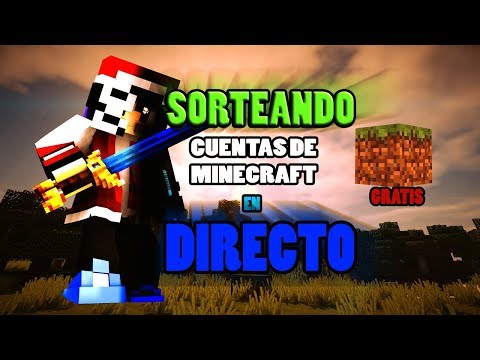 SORTEO DE +20 CUENTAS PREMIUM DE MINECRAFT