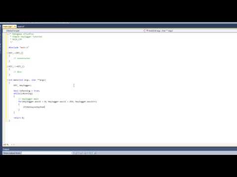 C++ Simple Keylogger Tutorial