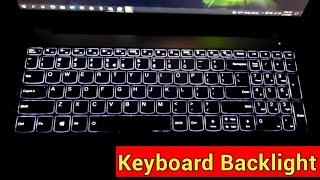 How to Enable Keyboard light in lenovo Laptop || Laptop Backlit keyboard || Tech Process