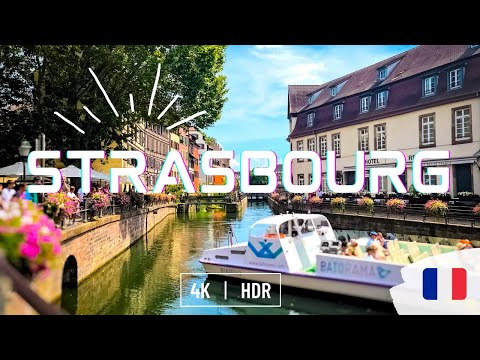 【4K ✧ Strasbourg】  🇫🇷 Fairytale town walk • ⌜Picturesque maze⌟ of Alsace  • 👑