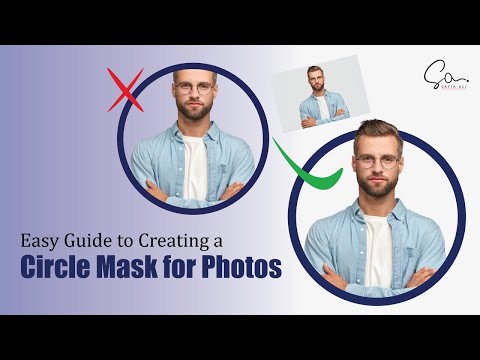 Simple Steps to Mask a Photo into a Circle | Portrait Pop Out Effect | Adobe Illustrator