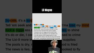 Lil Wayne 🩸Bloody Mary | Rhyme Scheme Revealed #lilwayne #music #hiphop #newtoyou