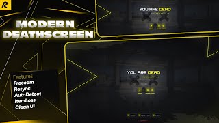 FiveM Deathscreen | Clean UI, Resync System, Freecam & Full Config Support