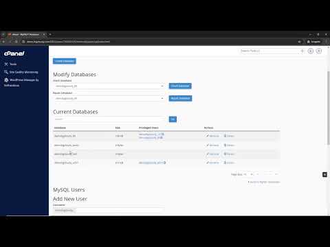 How to create a MySQL database in cPanel | BigCloudy