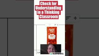 Check for Understanding - Building Thinking Classrooms #teachingtips #thinkingclassroom