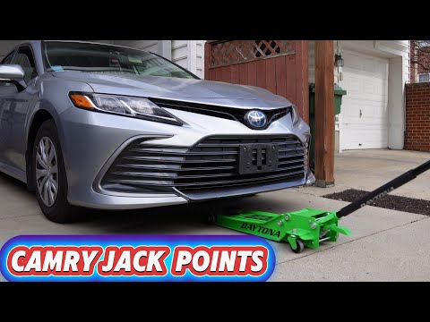 2018 - 2024 Toyota Camry and Camry Hybrid Center Jack Points