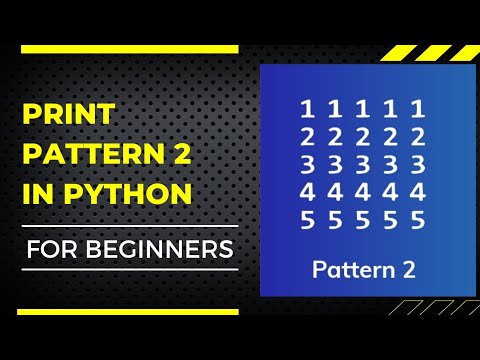 Pattern 2 in Python