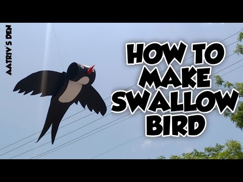 How to make Swallow bird : Origami : Aatriv's Den