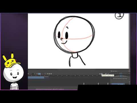 Head Turn -part 4, krita animation course 2025