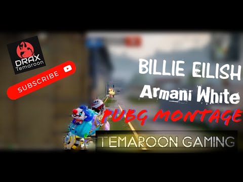 BGMI MONTAGE | BILLIE EILISH - ARMANI WHITE | Temaroon Gaming