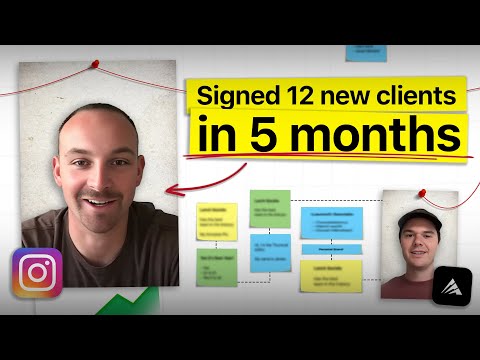 He Signed A Dozen Clients From Instagram In 20 Weeks