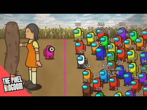SQUID GAME in AMONG US | EP1 (Red Light, Green Light)