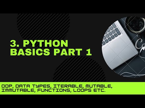 3. Basics of Python, Part 1 | Data Visualization with Python for Researchers and Students