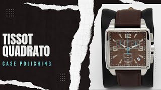 Breathless Beauty: Restoring a Vintage Tissot Quadrato Chronograph (Brown Dial, Blue Hands)