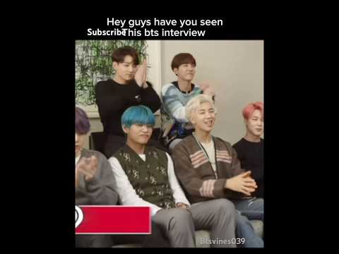 Teahyung's HILARIOUS Interviewer Impressions 🤣 #bts #btsarmy #viral #btsfunny #foryou #viralshorts