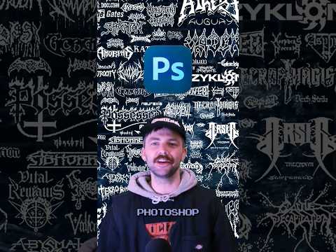 Master Metal Logos! Photoshop Design Hack #shorts