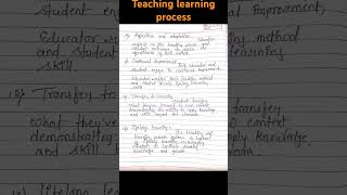 Teaching learning process in nursing education#nursingeducation #education #viral #shortsfeed