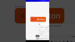 How to Design a Responsive Button with Auto Layout in Figma  #uidesign   #shorts #button
