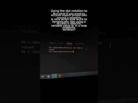Use the Bracket Notation to Access Object Properties Dynamically | Javascript Tutorial 2023