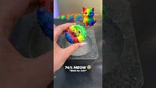 AI rainbow cat evolution 🥹