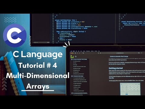 C Language Tutorial # 4 Multi Dimensional Arrays with Examples