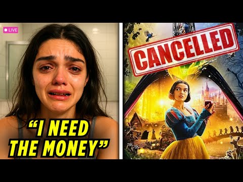 LIVE: Rachel Zegler's TRAUMATIC RESPONSE to Disney CANCELING Snow White 2025 on Disney Plus