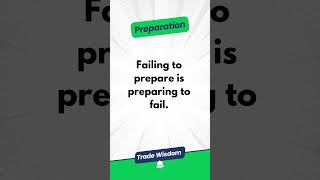 Preparation The Blueprint for Trading Success