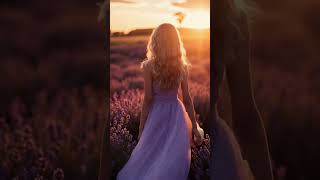 Lavender Field Dream 🌸🌅 #SunsetVibes #AIBeauty #VirtualModel #modelmuseai #fashion #aiart  #foryou
