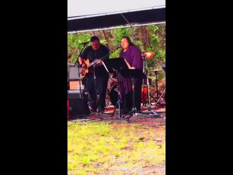 Gabrielle and Blair perform at Anna and Dale's Place