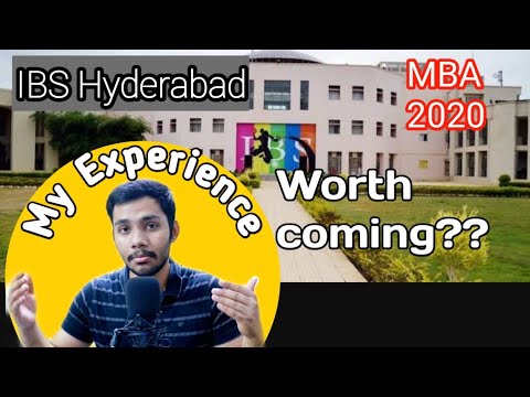 (2020) IBS Hyderabad | worth coming ? | MBA experience by a student| the wordly guy.