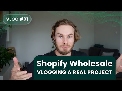 A Simple Shopify Wholesale Store Without Using Apps (real project vlog)