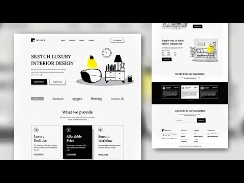 🔥Complete Responsive Interior Design Website Using ReactJS, Tailwind & Framer-motion | TCJ